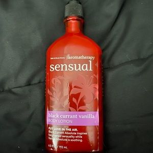 BBW Aromatherapy Black Currant Vanilla Body Lotion